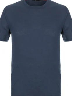 2117 Paidat Ja Neuleet|merinovilla T-paita Almo 040 Navy