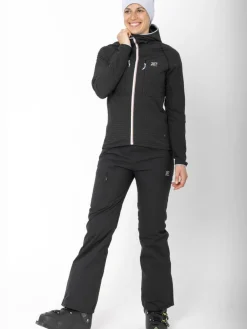 2117 Fleecet, Colleget Ja Hupparit|takki Mellom W 010 Black