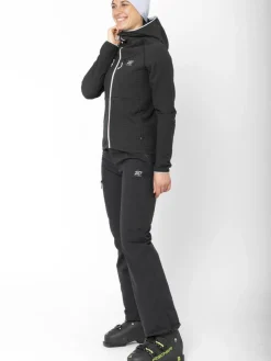 2117 Fleecet, Colleget Ja Hupparit|takki Mellom W 010 Black