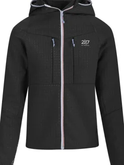 2117 Fleecet, Colleget Ja Hupparit|takki Mellom W 010 Black