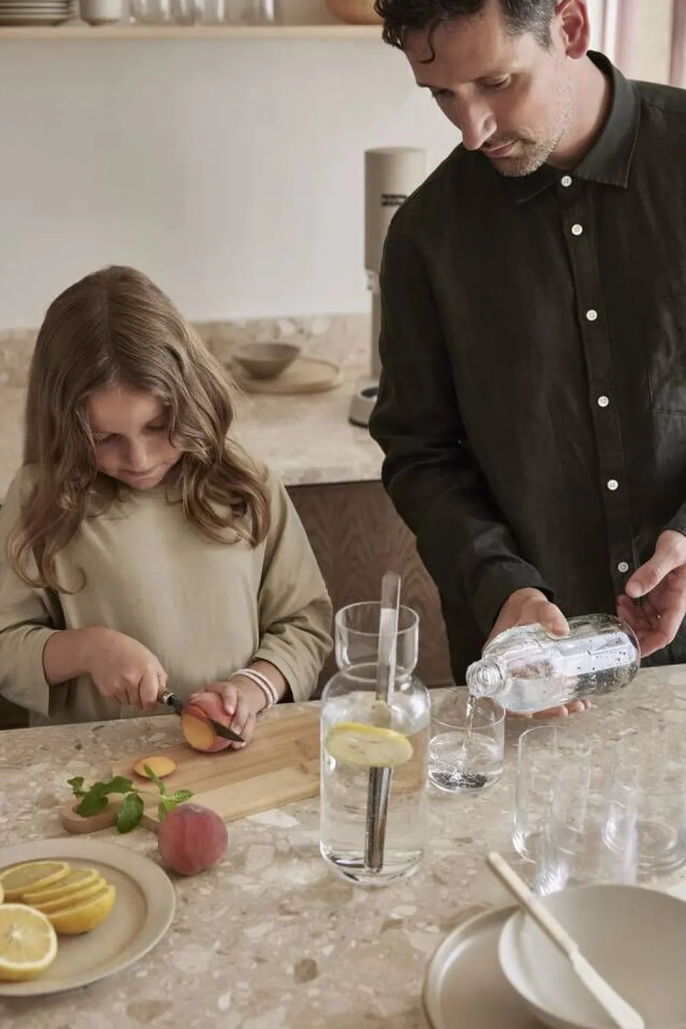 Aarke Muut Keittiön Pienkoneet|karahvi sekoituslusikalla Nesting Carafe
