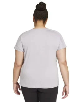 Adidas Treenivaatteet|treenipaita Essentials V-neck tee W IX0357 V.lila