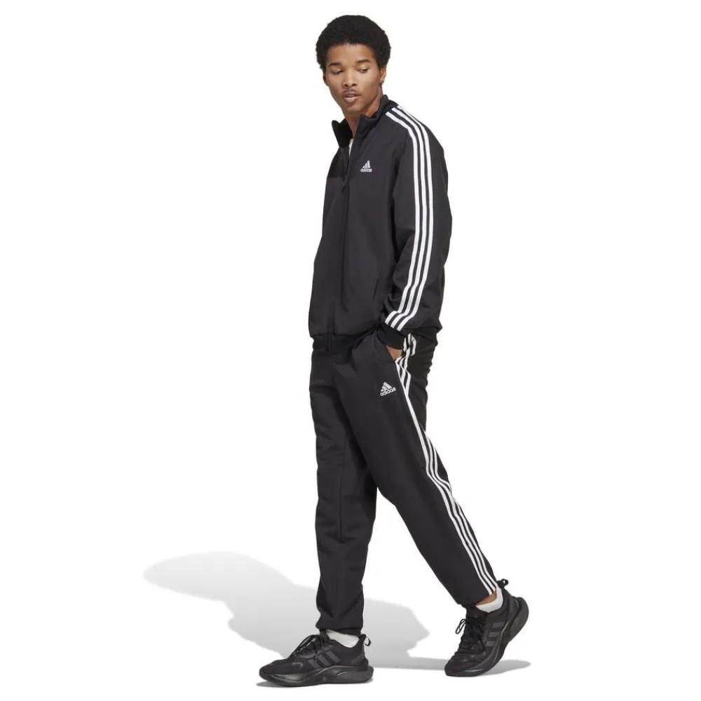 Adidas Treenivaatteet|Paidat Ja Neuleet|ulkoilupuku Sportswear Basic 3s Woven Tracksuit IC6750 Black