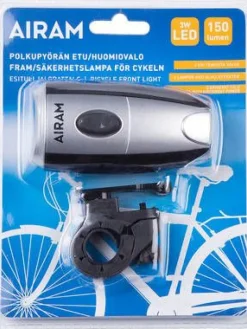 Airam Kypärät Ja Tarvikkeet|Valaisimet Ja Lamput|Pyörän etuvalo + 6 LED