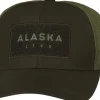 lippis Trucker Cap Brown-Olive>Alaska