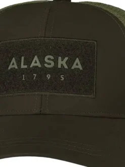 lippis Trucker Cap Brown-Olive>Alaska
