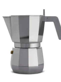 Alessi Juoma- Ja Baaritarvikkeet|Tarjoilu|MOKA Espresso pannu 6:lle kupille alumiini