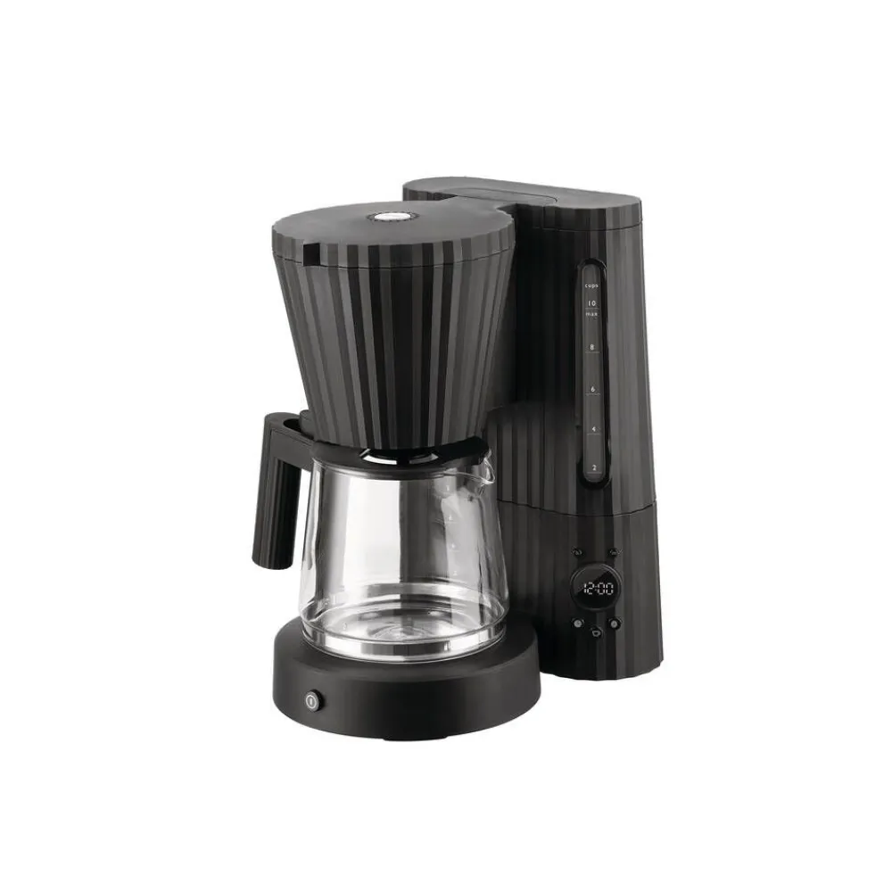 Plisse kahvinkeitin 10 kuppia/1,5 L musta>Alessi Best