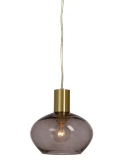 Sisustusvalaisimet|Aneta Lighting Bell Ikkunavalaisin mattamessinki/savulasi