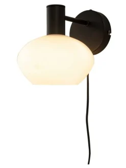Sisustusvalaisimet|Aneta Lighting Bell seinävalaisin musta/valkoinen