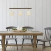 Aneta Lighting Espresso kattovalaisin 3-os. valkoinen/tumma puuväri> New