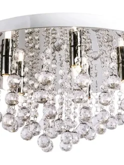 Aneta Lighting kattoplafondi Madelene 50 cm 5-os kromi> Outlet