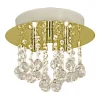 Aneta Lighting kattoplafondi Madelene ø 26 cm messinki> Hot