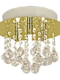 Aneta Lighting kattoplafondi Madelene ø 26 cm messinki> Hot