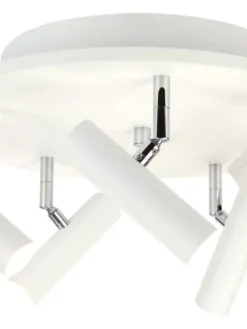 Aneta Lighting kattospotti Artic 5-os. valkoinen/kromi> Best
