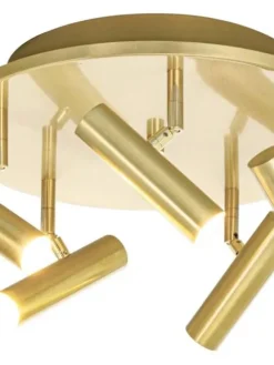 Aneta Lighting kattospotti Artic LED 5-os. pyöreä mattamessinki> Hot