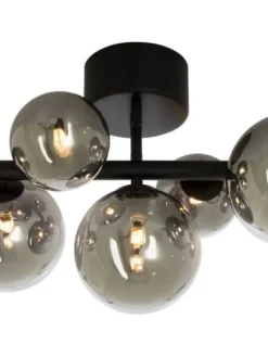Aneta Lighting kattovalaisin Molekyl musta 7-os.> Discount