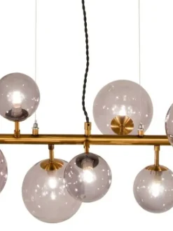 Aneta Lighting kattovalaisin Molekyl 9-os antiikki/savunharmaa> New