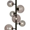 Sisustusvalaisimet|Aneta Lighting kattovalaisin Molekyl musta 7-os.