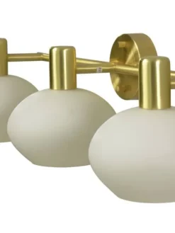 Kosteantilanvalaisimet|Aneta Lighting kylpyhuoneen seinävalaisin Elba 3-osainen mat