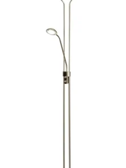 Sisustusvalaisimet|Aneta Lighting lattiavalaisin Nice LED uplight teräs