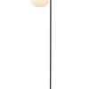 Sisustusvalaisimet|Aneta Lighting lattiavalaisin Rille musta/valkoinen