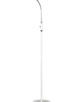 Sisustusvalaisimet|Aneta Lighting led lattiavalaisin Hero valkoinen/kromi