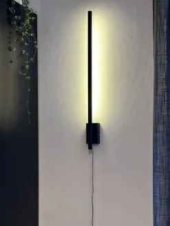 Sisustusvalaisimet|Aneta Lighting LED-seinävalaisin Stecco musta