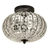 Sisustusvalaisimet|Aneta Lighting plafondi Edda musta