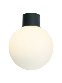 Ulkovalaisimet|Aneta Lighting plafondi ulkovalaisin Saltvik musta/valkoinen