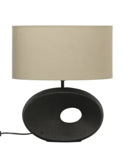 Aneta Lighting pöytävalaisin Ellipse musta/beige><noscript><img width=