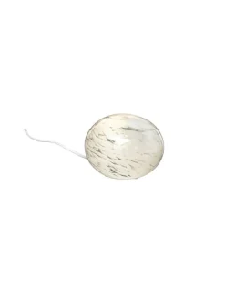 Sisustusvalaisimet|Aneta Lighting pöytävalaisin Globus 13 cm valkotäplikäs