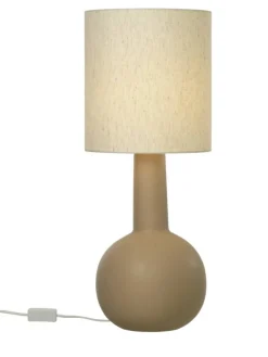 Sisustusvalaisimet|Aneta Lighting pöytävalaisin Eleana ruskea/beige