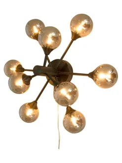 Aneta Lighting seinä/kattovalaisin Cosmos musta> Online
