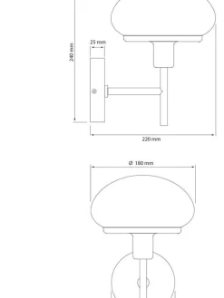 Aneta Lighting seinävalaisin New August musta/valkoinen><noscript><img width=