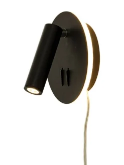 Sisustusvalaisimet|Aneta Lighting seinävalaisin Ace LED musta