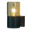 Aneta Lighting ulkoseinävalaisin Lysekil musta/meripihka> New