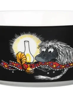 Moomin Astiat|Arabia Muumi Kulho Esi-isä  15 cm musta