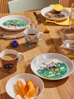 Moomin Astiat|Arabia Muumi lautanen 19 cm Pikku Myy niityllä