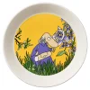 Moomin Astiat|Arabia Muumi lautanen 19 cm Hemuli keltainen