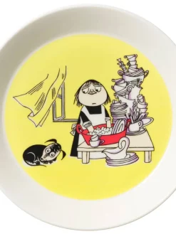 Moomin Astiat|Arabia Muumi Lautanen 19 cm Miisa keltainen