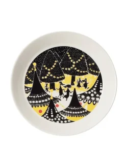 Arabia Muumi Lautassetti Keltainen&hurraa 19 cm 2 kpl><noscript><img width=