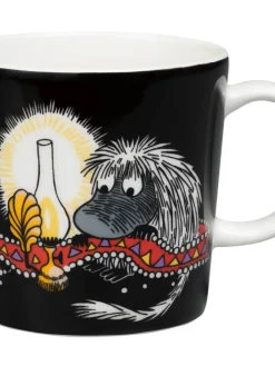 Moomin Astiat|Arabia Muumi muki Esi-isä 0,3 L musta