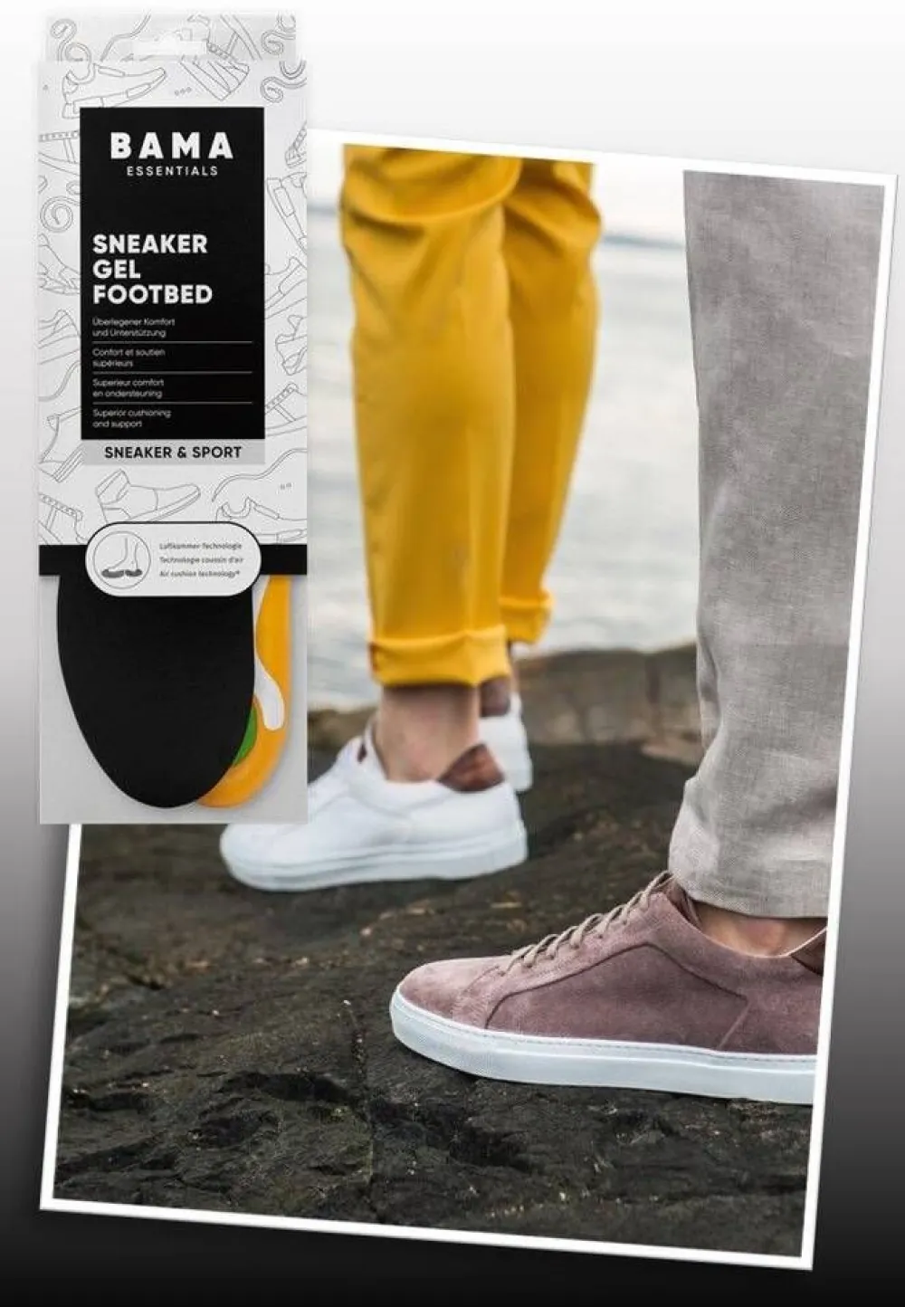 pohjalliset Sneaker Gel Footbed 46/47>Bama Sale