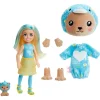 Barbie Nuket Ja Kotileikki|Cutie Reveal Chelsea Costume Cuties sininen