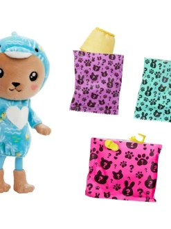 Barbie Nuket Ja Kotileikki|Cutie Reveal Chelsea Costume Cuties sininen