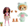 Barbie Nuket Ja Kotileikki|Cutie Reveal Chelsea Costume Cuties vihreä