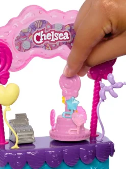 Barbie Nuket Ja Kotileikki|nukke Chelsea ja karkkikoju