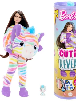 Barbie Nuket Ja Kotileikki|seepra Cutie Reveal Color Dreams