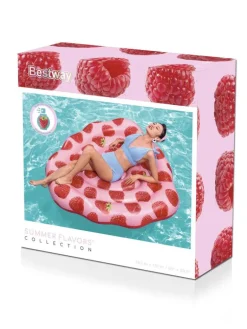 Bestway Ulkolelut|tuoksuva uimapatja vadelma 165x151 cm